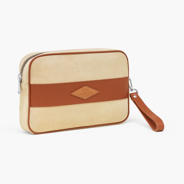 Hovedbilde Håndveske Semsket  beige