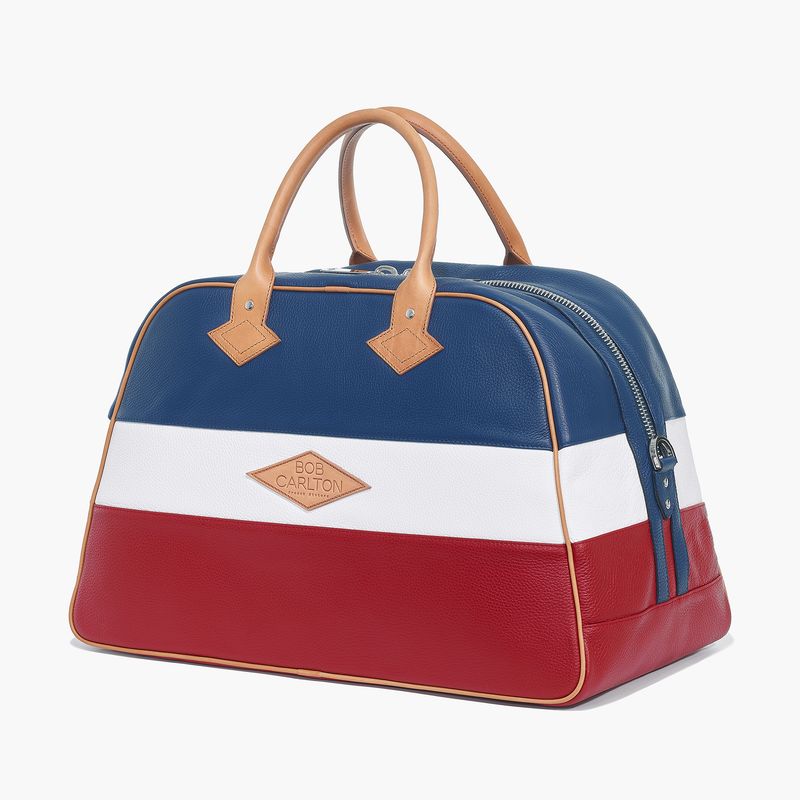 RIVIERA weekendbag marineblå/hvit/rød