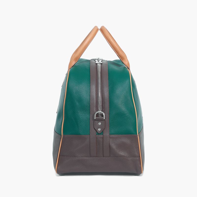RIVIERA weekendbag grønn/sjokolade